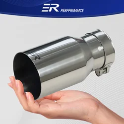 Exhaust Racing Stainless Steel Universal Exhaust System End pipe Car Muffler tailpipe Single Straight car Exhaust Tips