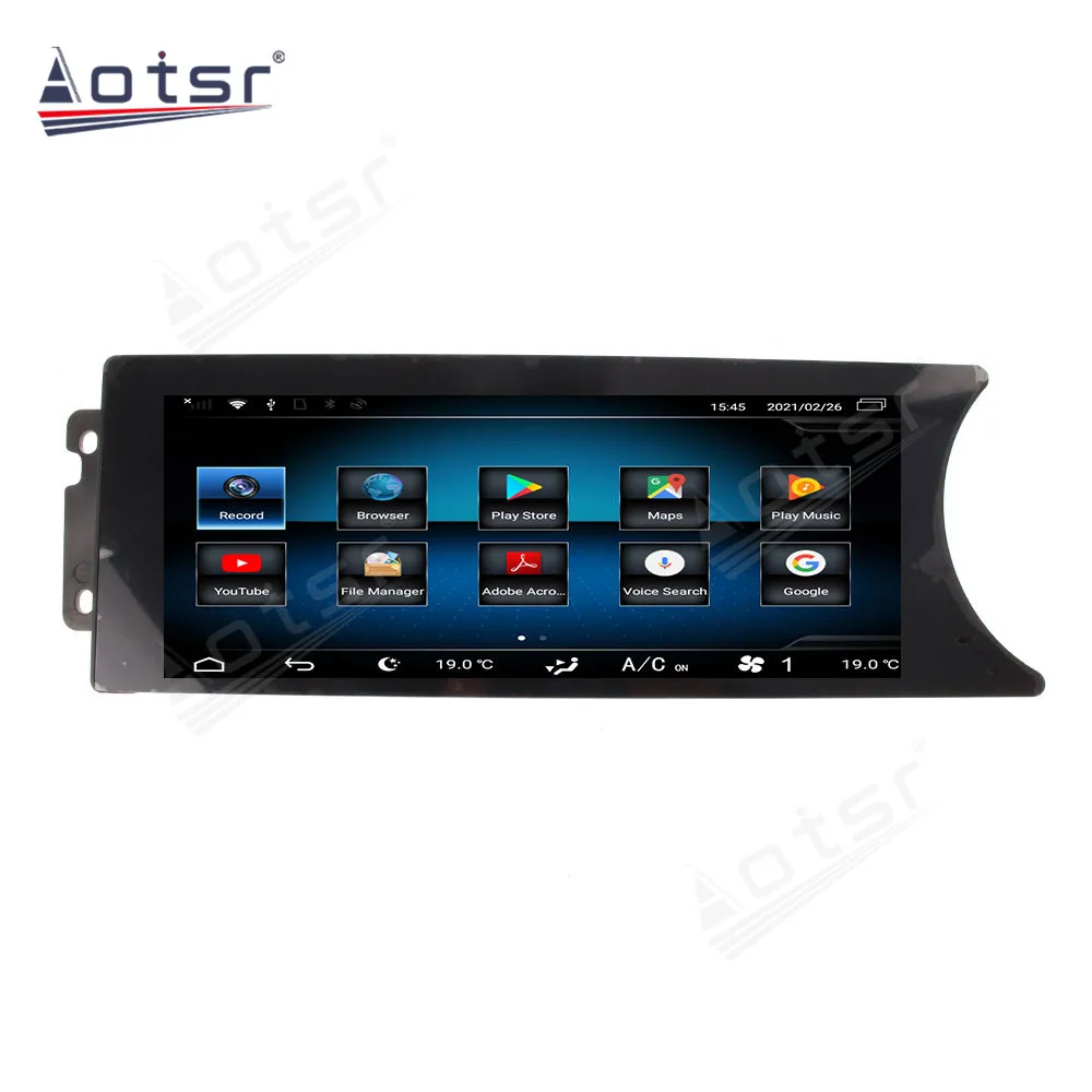 8+64G For Mercedes-Benz C 2011-2014 Wireless Carplay 4G LTE  Android 10 Radio Car GPS Navigation Multimedia Player