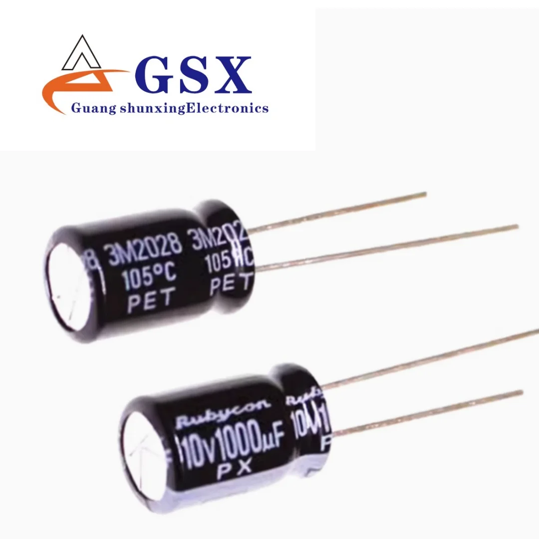

Rubycon imported aluminum electrolytic capacitor 10v1000uf 8 * 11.5MM Ruby PX series