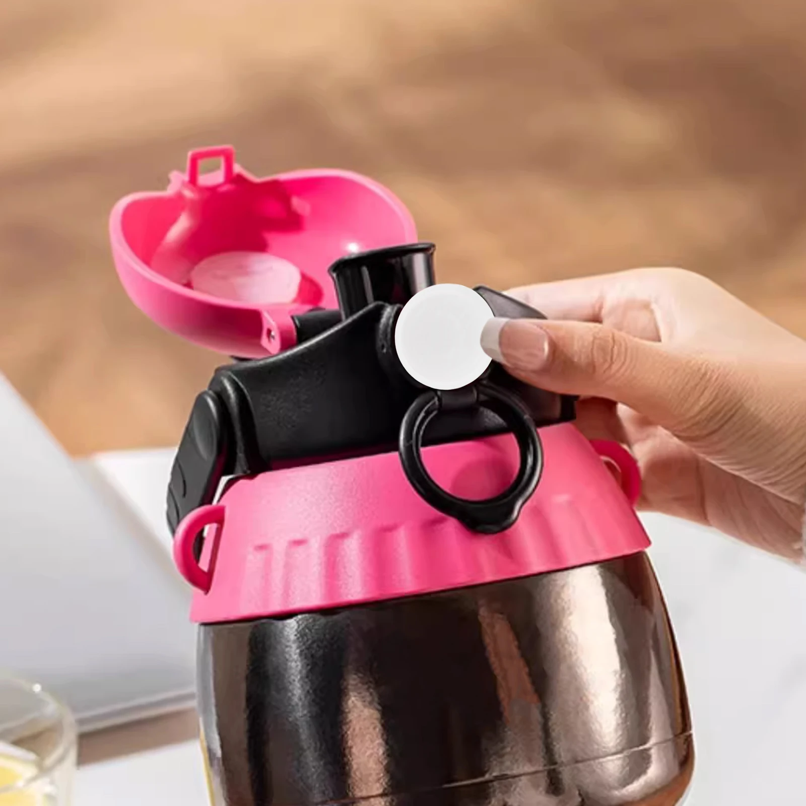 

2Pcs Belly Bottle Cap Spill Proof Plug Plastic Leakproof Stopper for Water Cup Accessories Spill Proof Stoppers