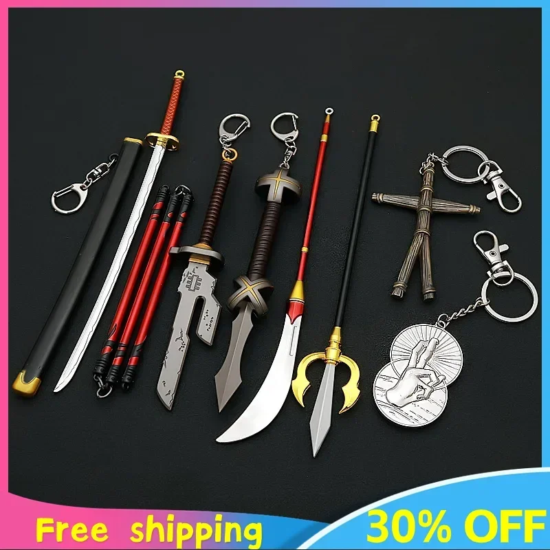 Jujutsu Kaisen Weapon crysted Tools, Ryomen Sukuna, decoración de escritorio, colección de exhibición, regalos de cumpleaños, juguetes para niños, 16cm