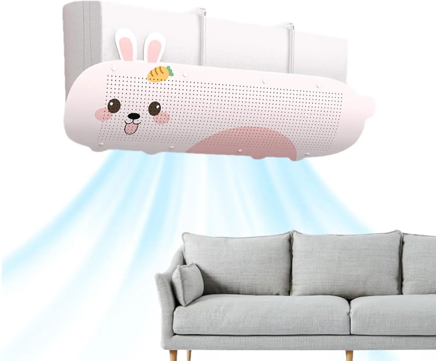 

Air Conditioner Deflector Adjustable Confinement Air Deflector Outlet Shield Air Wing Air Cooled Anti-Wind Baffles