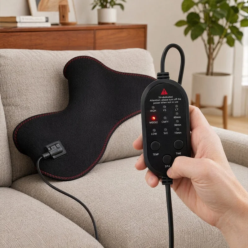 Adjustable Heating and Massage Neck Brace
