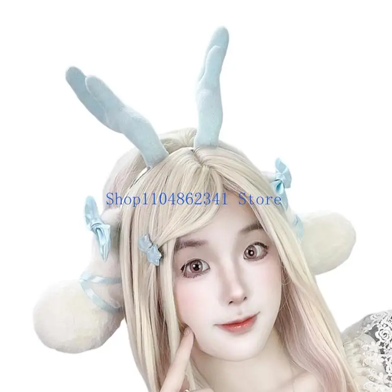 

5asd Premium Deer Role Play Headgear For Adults Kids Theater Performances And Festivals