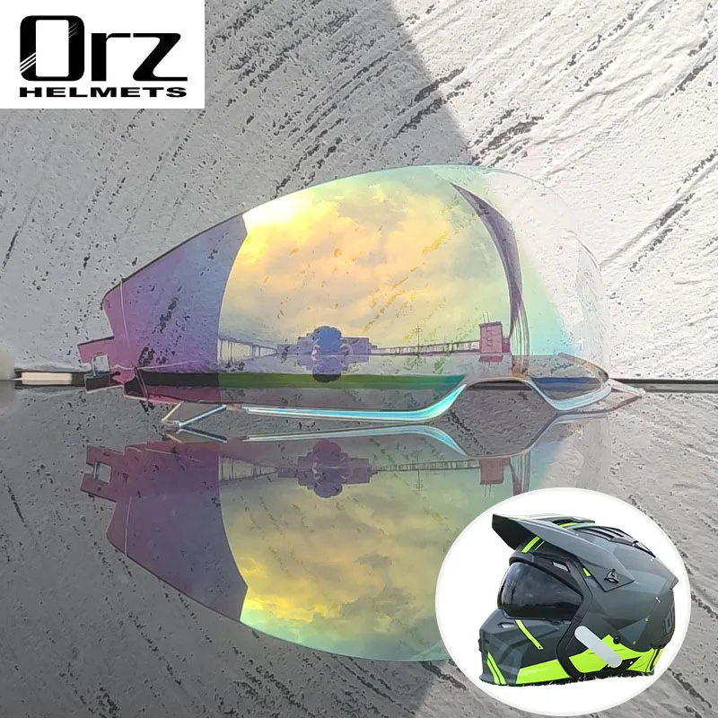 

Special Link, ORZ-163 Retro Full Face Helmet Lens, PC Material, Some Night Vision Kaciga Casco Moto Tapecete