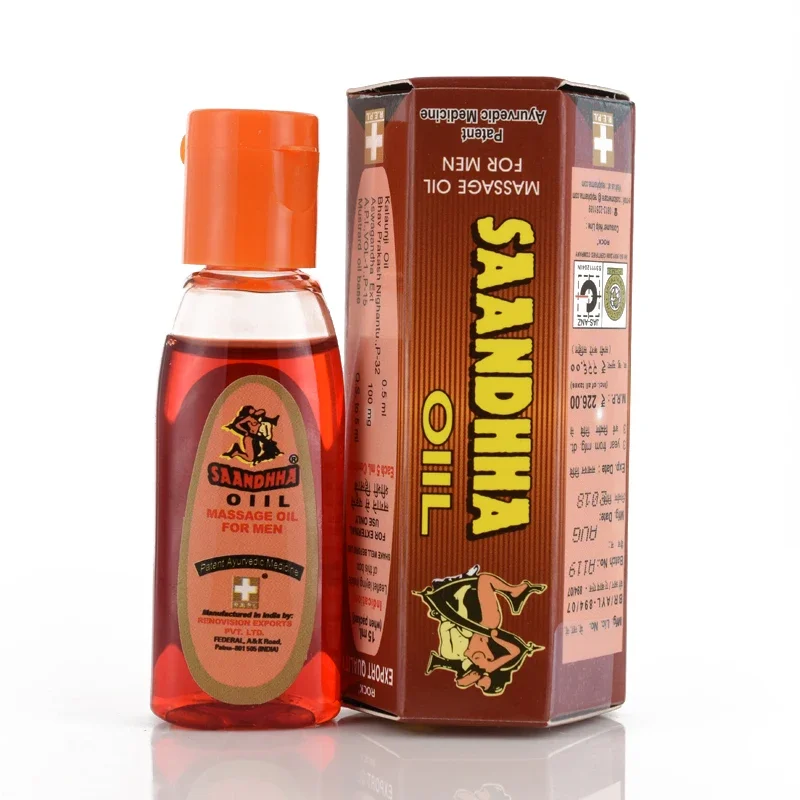 2 Pcs Saandhha Oil Indian God Lotion Men Enlarge Cock Erection Spray Big Dick Enlargement Massage Gel Increase Growth 15ml