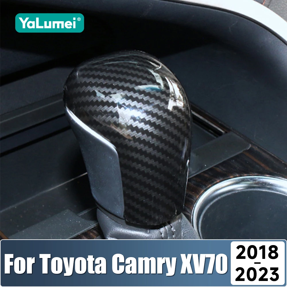 Für Toyota Camry XV70 70 2018 2019 2020 2021 2022 2023 ABS Auto Schaltknauf Griff Verkleidung Abdeckung Rutschfester Aufkleber Zubehör