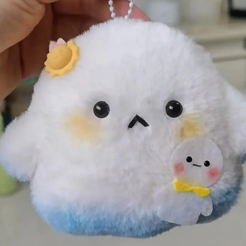 Cute Plush Keychain Fluffy Soft Stuffed Toy Backpack Bag Pendant Charms Hangings Decoration Gift