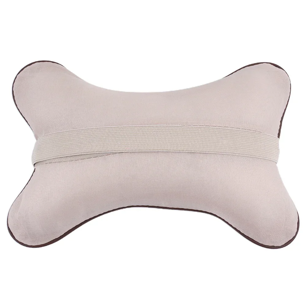 

1pc Car Neck Pillow Car Neck Pillow Black / Brown / Gray / Beige Car Seat Head Neck Rest HeadRest Bone Pillow New Arrival