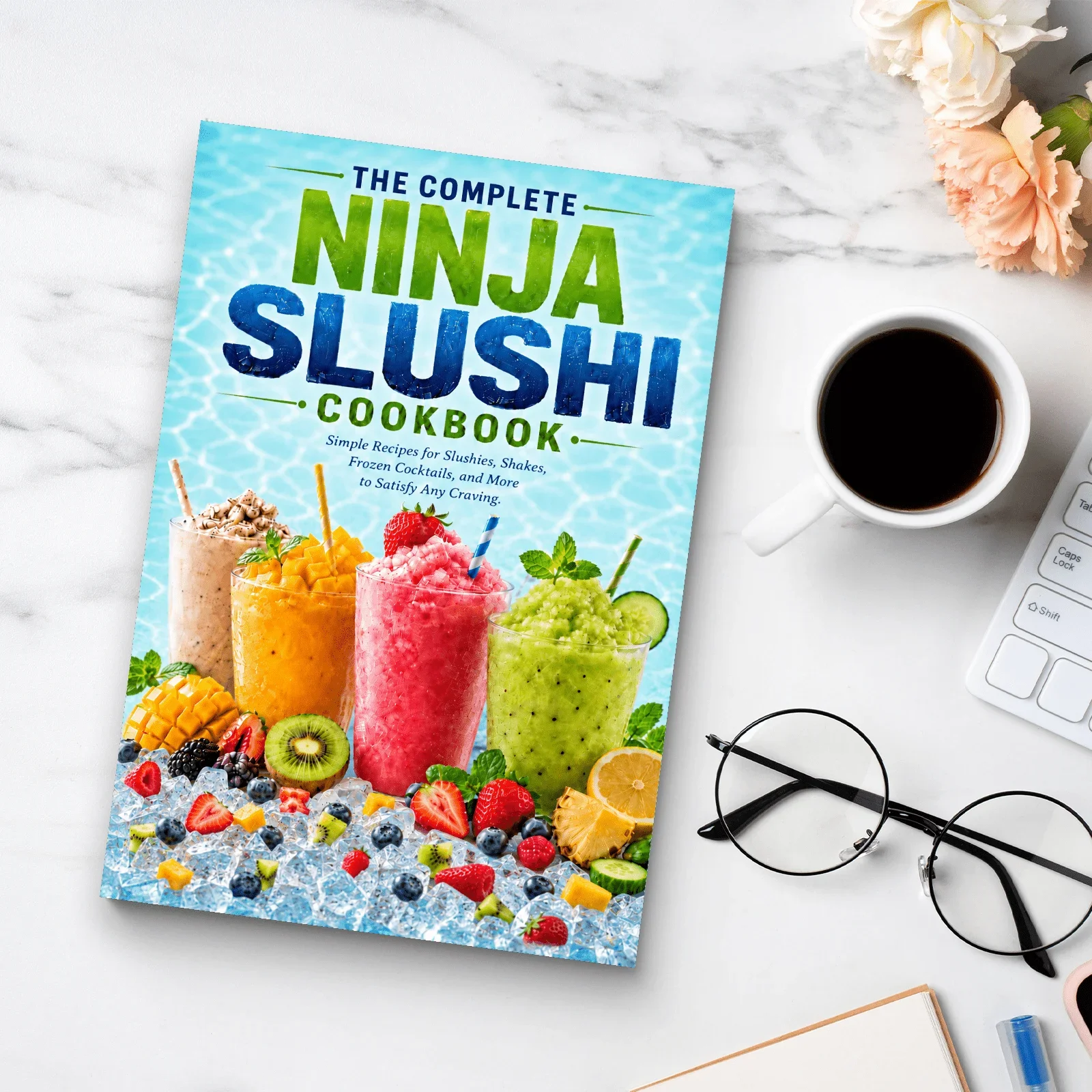 Frozen Drink Recipes for Ninja Slushi Machines, Easy Slushies, Milkshakes, Frozen Cocktails and Fruit Drinks