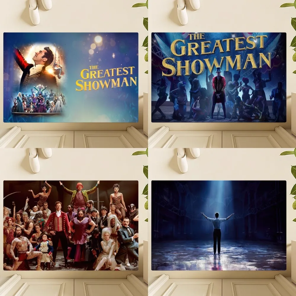 MINISO Disney The Greatest Showman Floor Mat Bedroom Kitchen Door Bath House Super Absorbent Foot Non-slip