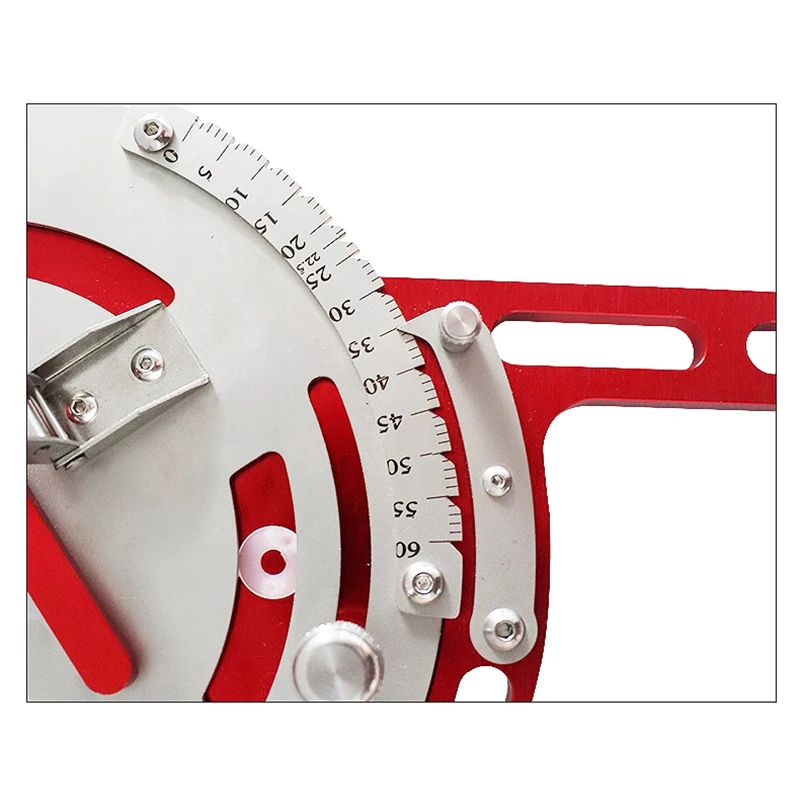 木工用角度調整ガイドクランプ 電動丸鋸/彫刻機アクセサリー パネル切断補助具 角度調整可能