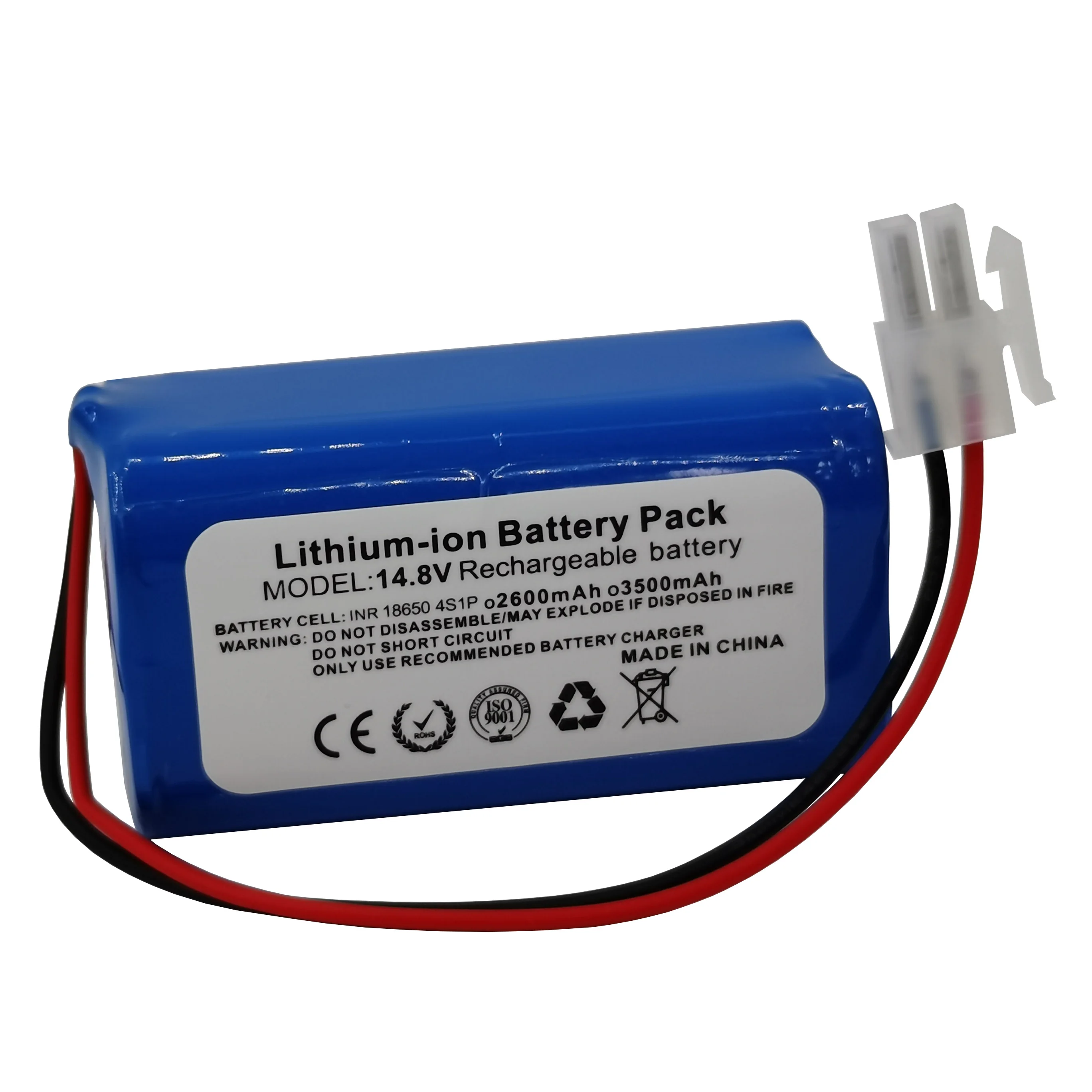 14.4V 14.8V 3500mAh 2600mAh Li-Ion Cylindrical Rechargeable Battery Pack For ILIFE Sweeping Robot A4 A4s V7 A6 V7s Plus New