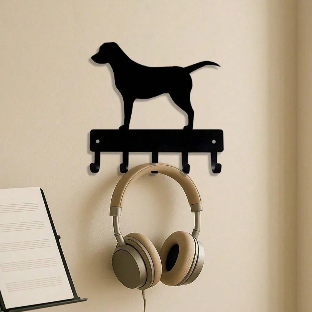 Paws & Style Modern Dog Wall Hook - Rustproof & Waterproof Wall Mounted Hanger, Easy Installation No Drilling