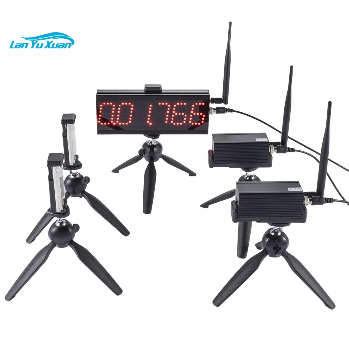 

S001 Portable Sports Electronic Wireless Timing System Infrared Sensor Racing Bicycle Motorcycle Sprint Timer