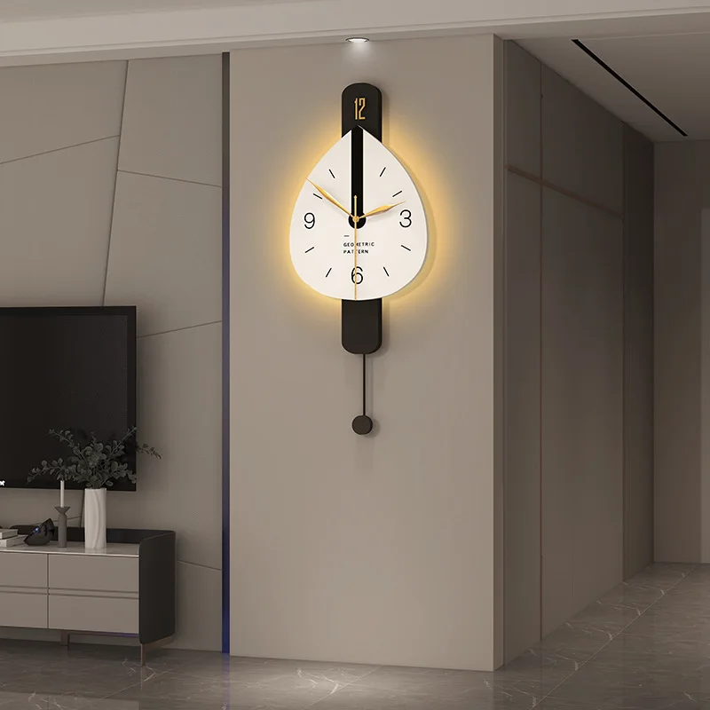 

Wall clock creative new living room dining room decoration Fashionable modern light luxury modern design