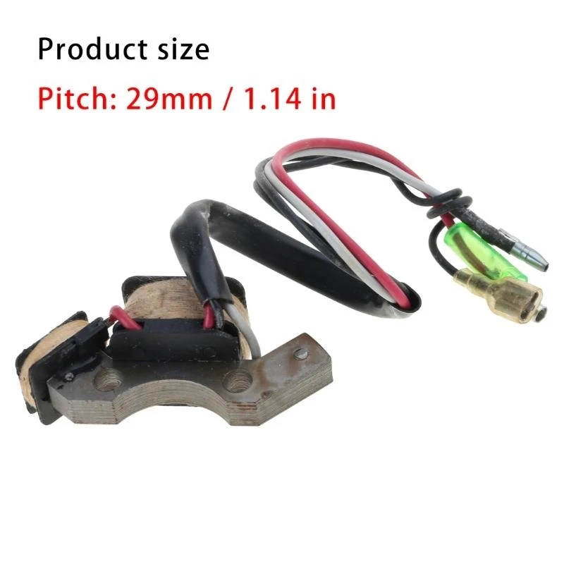 Efficient 29mm  Ignition Coil Long Lasting Ignition Coil Metal & Plastic for 2 Strokes Generators for ET950 ET650 D2RD