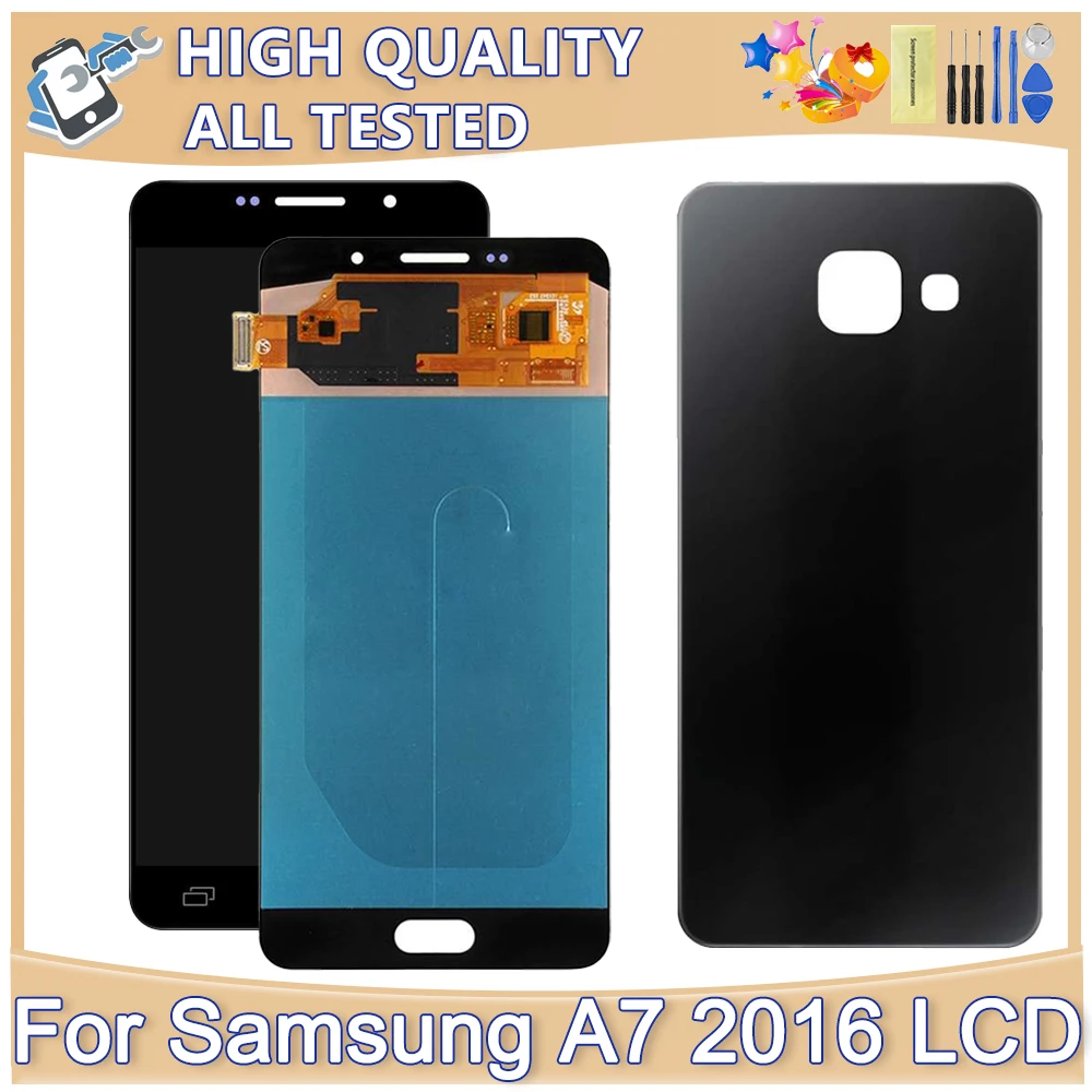 TFT 5.5‘’LCD For Samsung Galaxy A7 2016 LCD Display Touch Screen Digitizer Assembly For Samsung A710 A710 A710F LCD Department