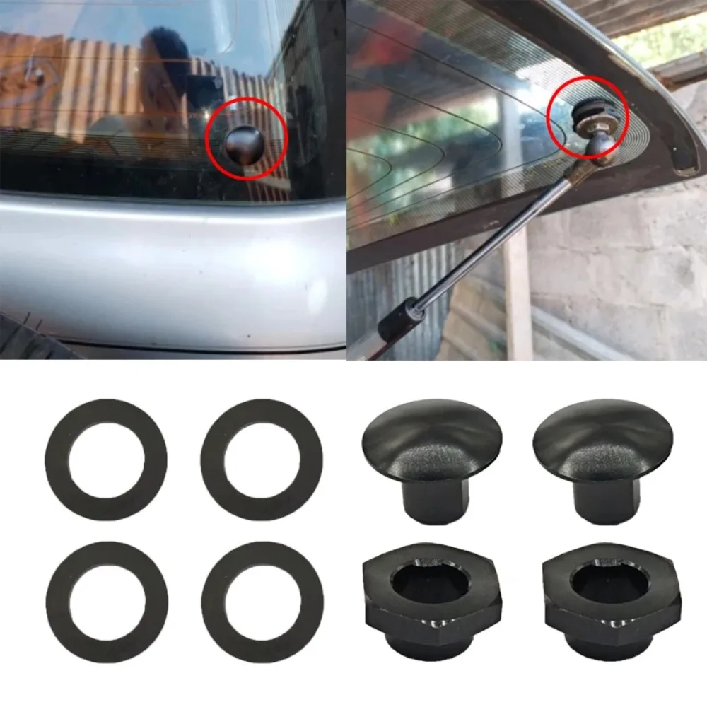 1 Set Car Flat Shape Car Rear Window Glass Strut Kits Complete For Honda Civic 92-95 EG Crv Rear Glass Strut Hardware Kit