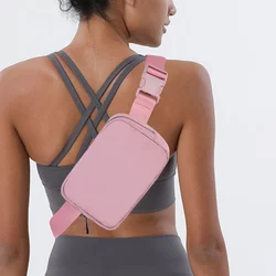 Marsupio donna borsa sportiva per cellulare da uomo portafoglio da corsa impermeabile borsa a tracolla per petto di grande capacità