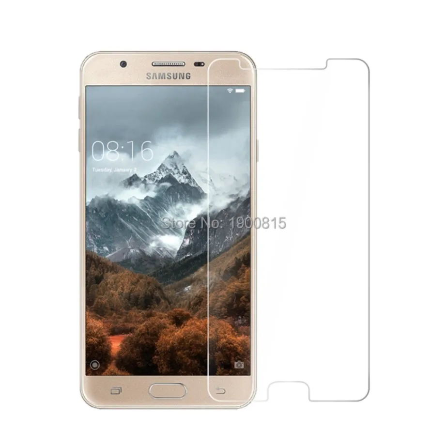 0.26mm safety tempered glass on the for samsung galaxy j5 prime sm-g570f g570f g570 screen protector toughened protective film