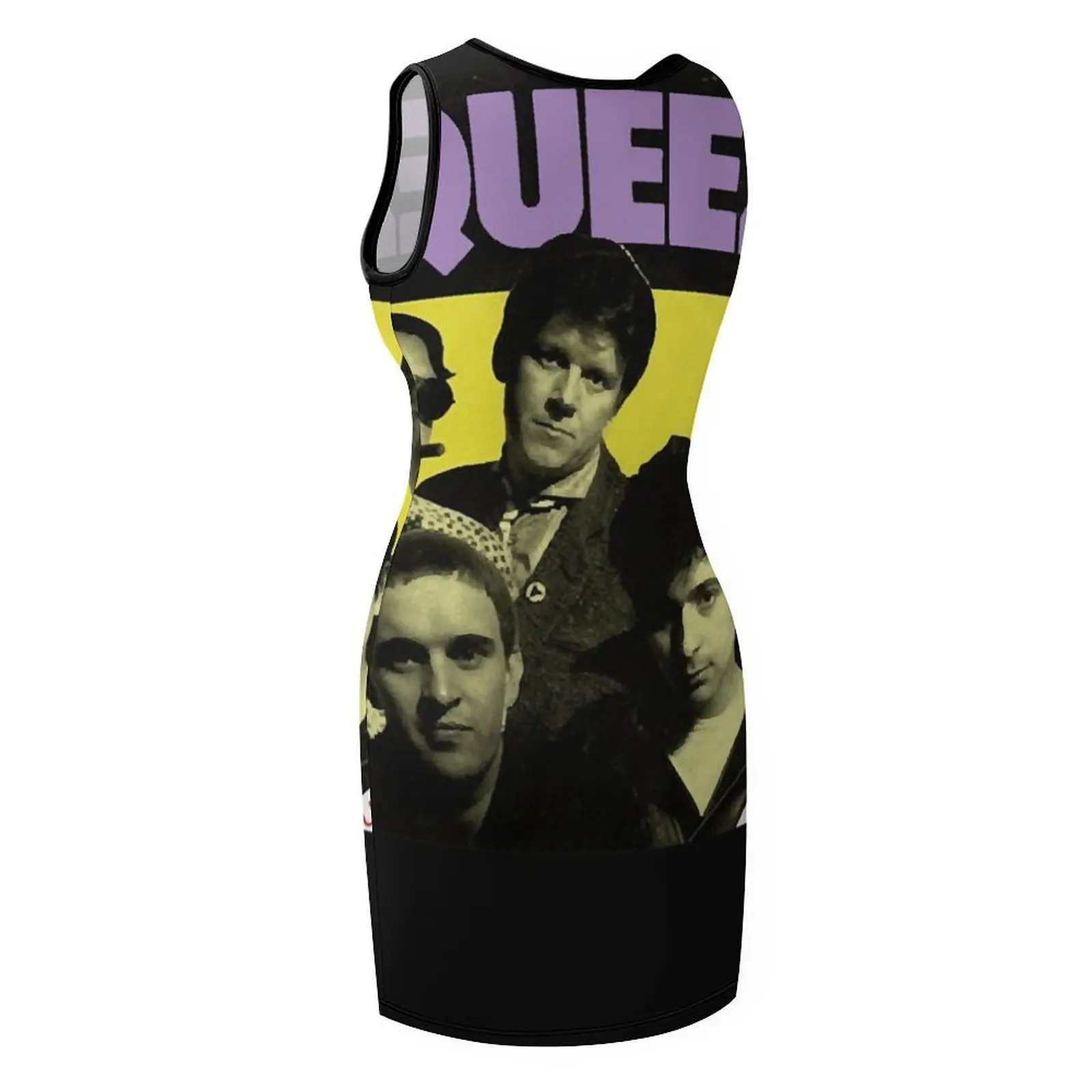 เสื้อยืดคลาสสิกแบบไม่มีแขน Squeeze Classic T-Shirt.png ชุดเดรสลำลองสำหรับผู้หญิง เทรนด์เสื้อผ้าผู้หญิงปี 2025 ชุดเดรสสำหรับงานปาร์ตี้ เสื้อผ้าผู้หญิงสำหรับฤดูร้อนปี 2025