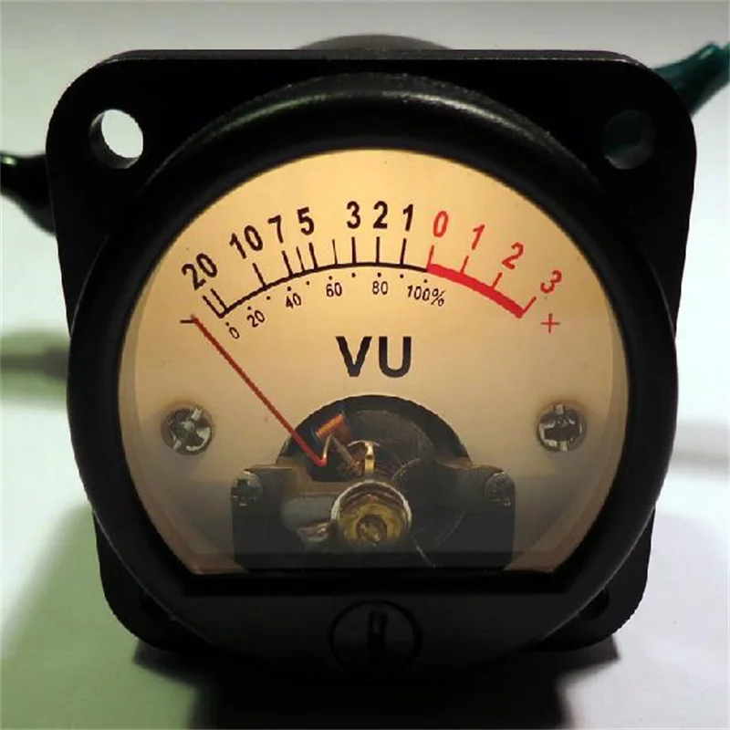 

45mm Warm Yellow Backlight VU Meter Level Meter dB Module Sensor for Audio Equipment