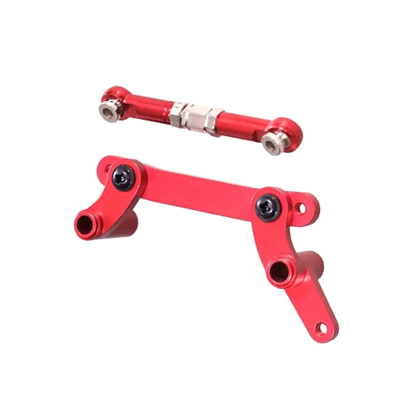 AS96-Metal Upgraded Steering Components For SCY 1/16 16101 16102 16103 16104 16106  C8805 Q130A RC Car Upgrade Parts