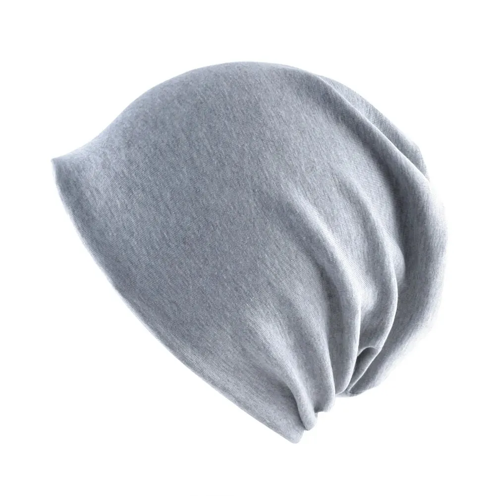 Solid Color Beanie Men Spring Autumn Soft Hat For Women Outdoor Casual Sport Breathale Beanies