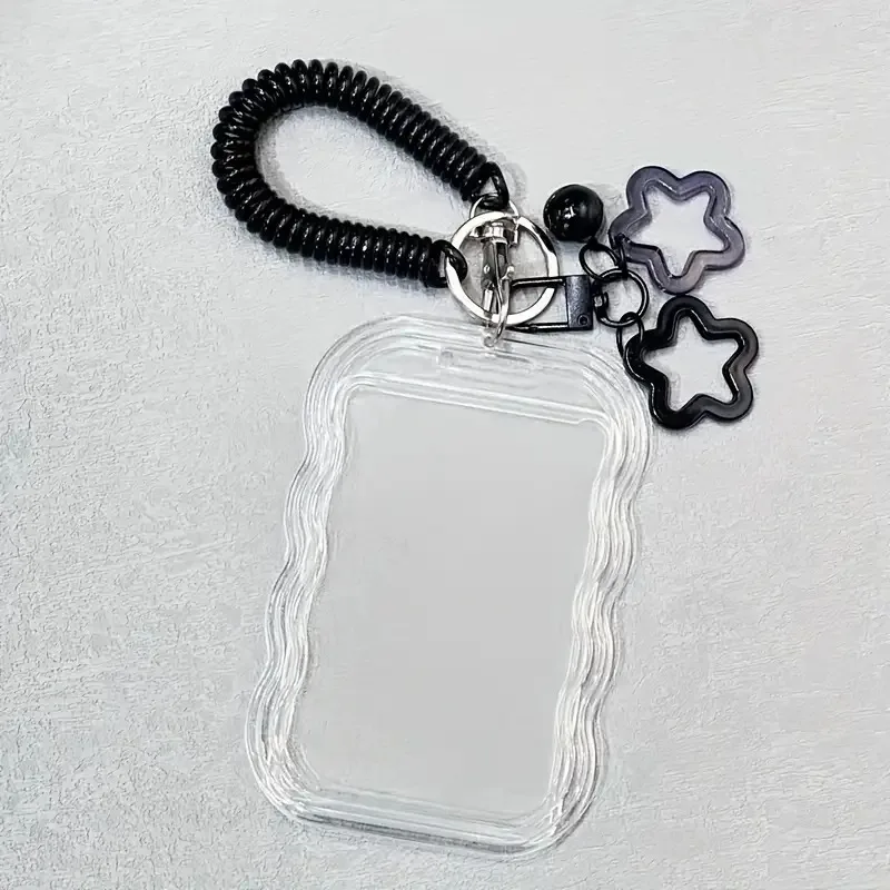 Pentagram retractable card clip,keychain and wristband,student ID card,School card,bus card,Back to School season,Christmas gift