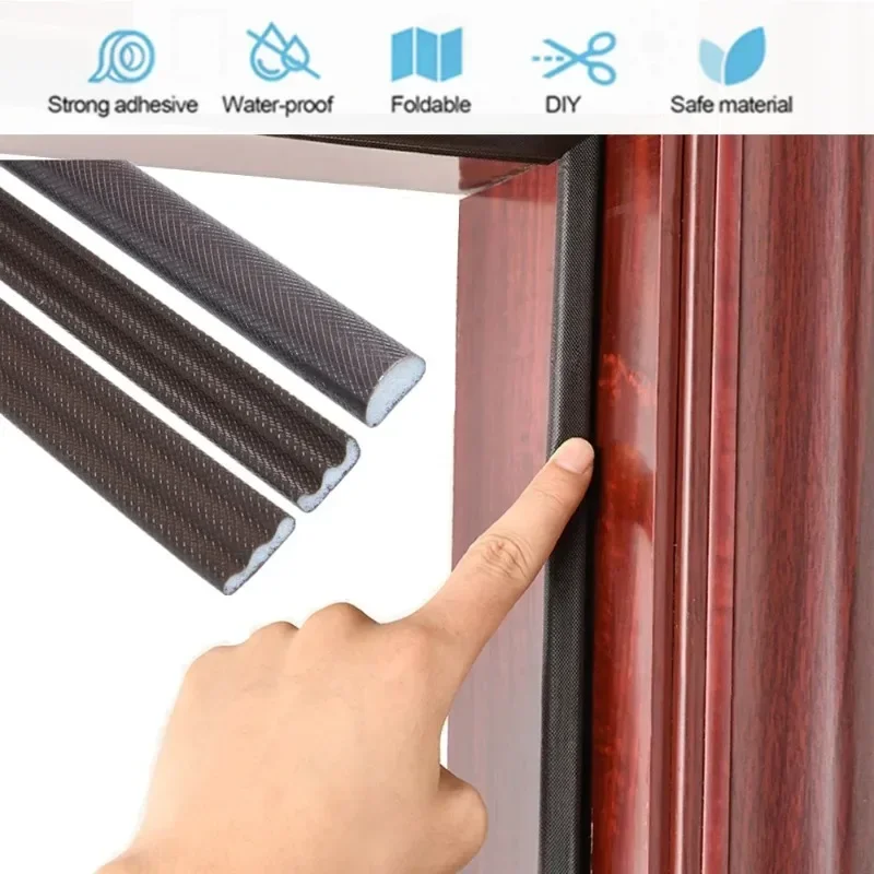 6M DIPE Self-Adhesive Door and Window Sealing Strip Glass Window Anti-Collision Rubber Strip Foam Sound Insulation Strip