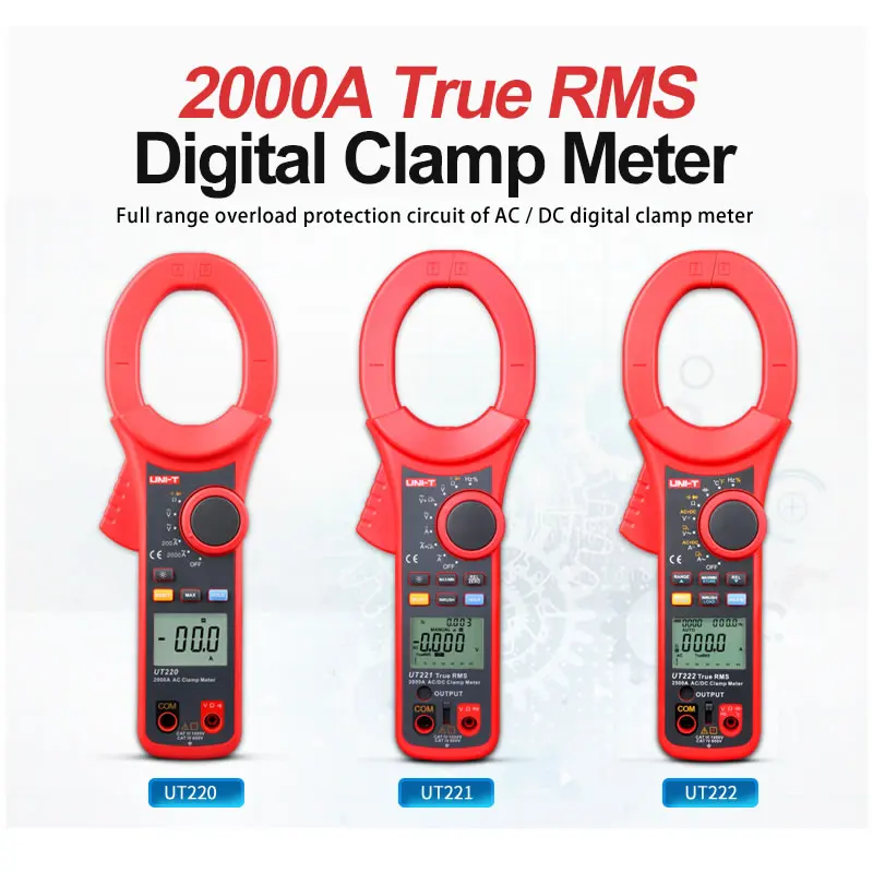 UNI-T UT213A UT213B UT213C Clamp Meter Multimeter UT213 Digital Pliers Ammeter Voltmeter Auto Range Professional Multi Tester