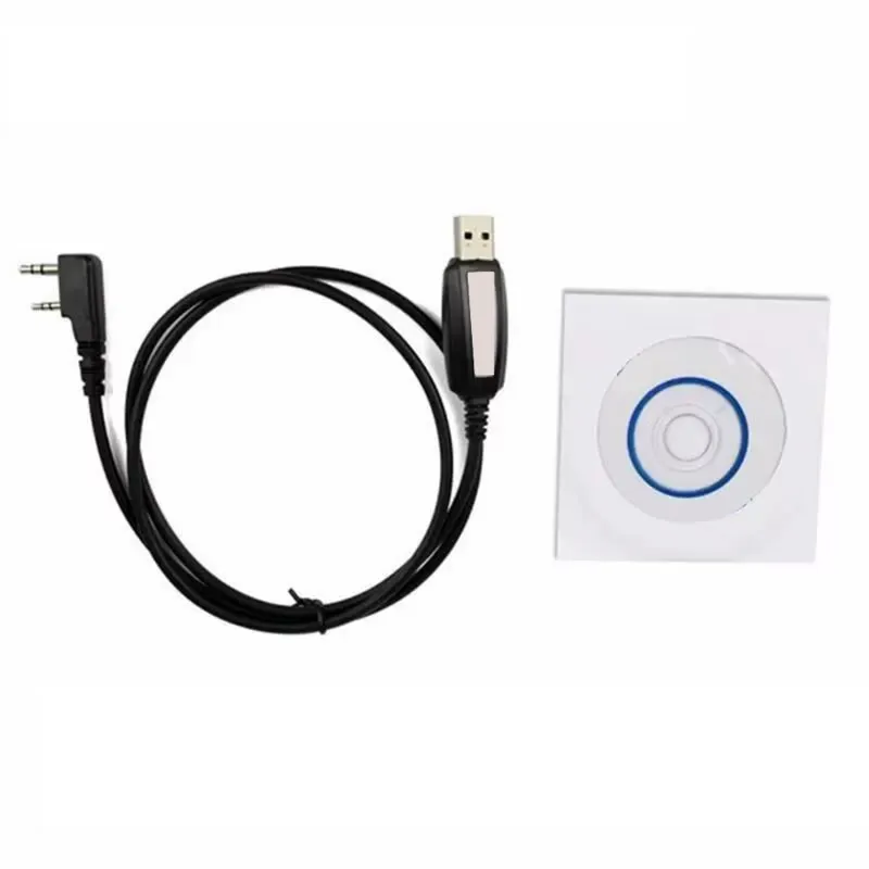 USB Programming Cable For MD-UV280 MD-UV380 MD-UV390 With Compact Disc For Walkie Talkie Ham Radio Enthusiasts