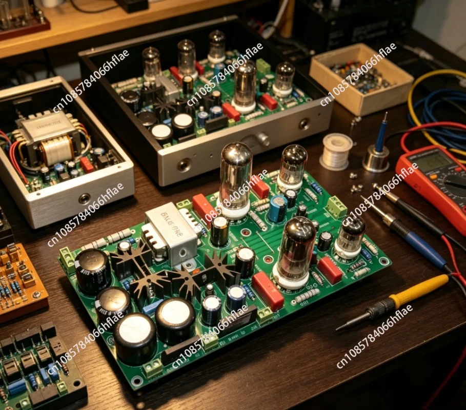 6AU6 6N6 SRPP Output Driver Board With FET High Voltage Electronic Filter & Delay Power Supply