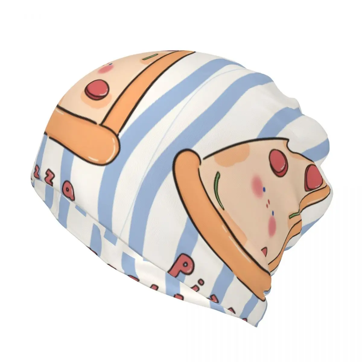 

Original Korean Cute Cute Pizza And Animal Versatile Scarf Multi functional Headscarf Windproof Mask Warm Neck Cover Bean Hat