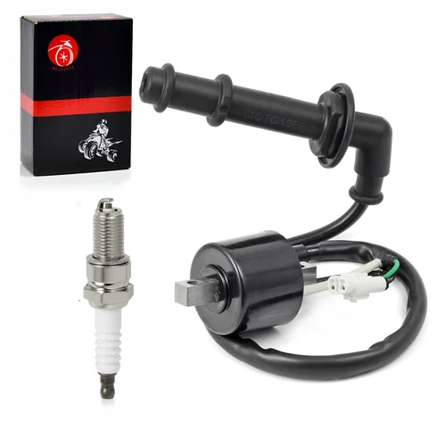 Imagen 2 del producto Paquete de bobina de encendido y tapa de bujía para Suzuki Quadracer 450 LTR450 2006-2009 RMZ 450 RM-Z450 L0/L1/K8/K9 2005-2012