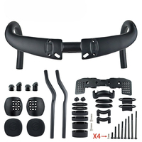 Bike triathlon carbon fiber windbreak road bend handle extended TT handlebar rest handle, bend handle