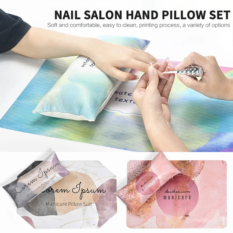 Nail Art Pillow Tand For Manicure Table Mat Cushion Palm Rest Sponge Holder Professional Equipment Hand Rest Nail Tools