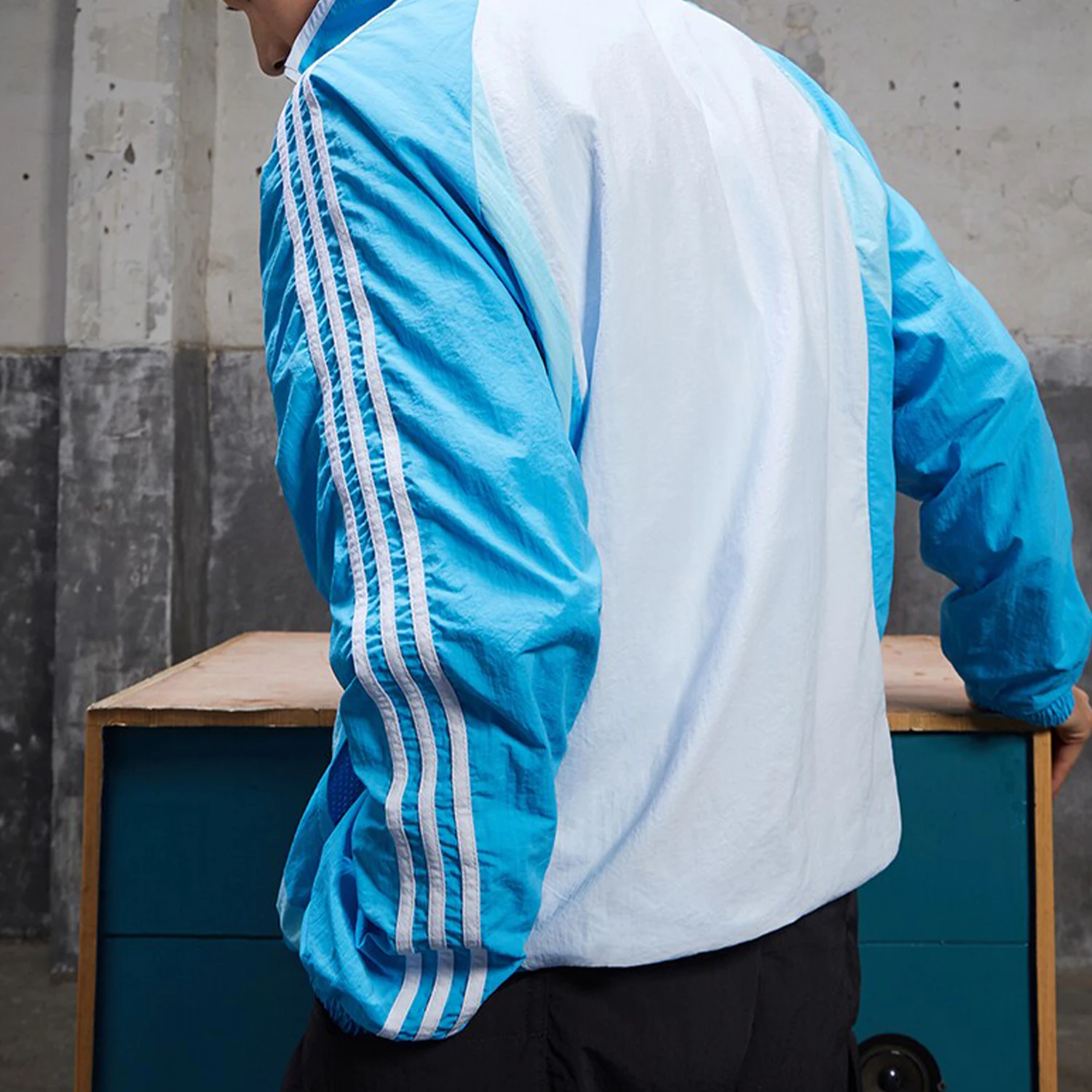 Adidas Authentic Three Leaves Men's Collaboration Loose Woven Sports Jacket JI5143