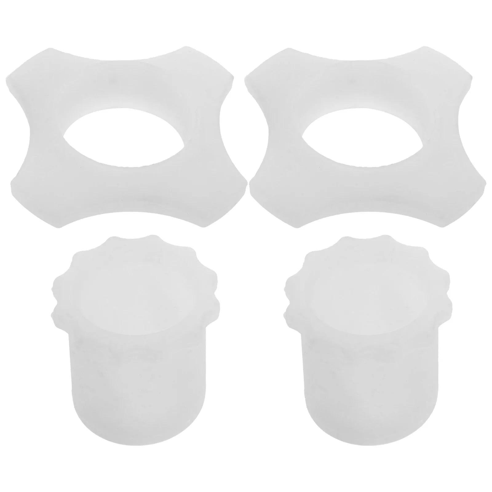 

2Sets Microphone Anti Fall Ring with Glow in The Dark Feature Easy Install Removal Compact Design for Cordless Mic Bottom Rod