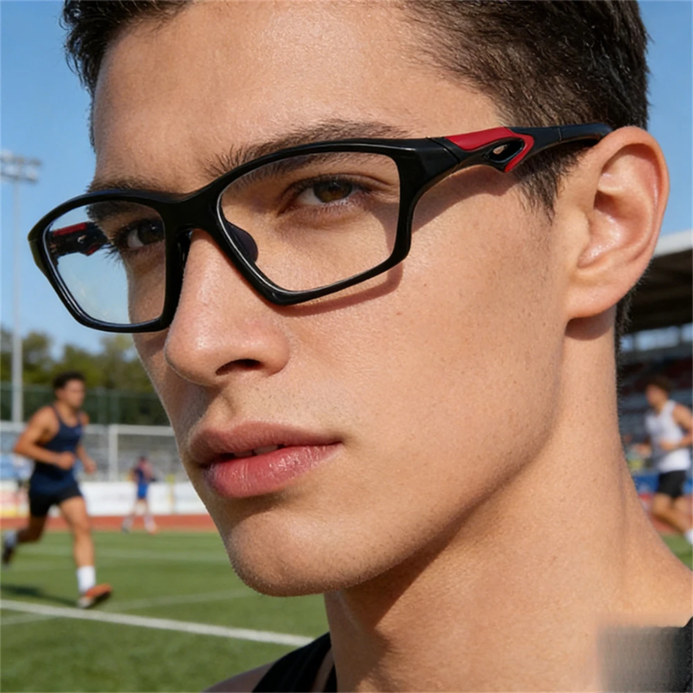 VIVIBEE TR90 Sports Customized Prescription Glasses Men Optical Eyeglasses Frame Photochromic Outdoor Myopia Astigmatism Eyewear