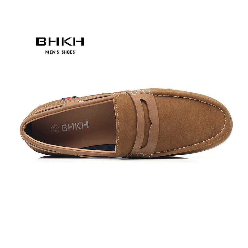 BHKH Men Loafers 2024 New Spring/Summer Shoes Men Fashion Pu Leather Men Casual Shoes Comfy Slip-on Drive footwear Boat Shoes