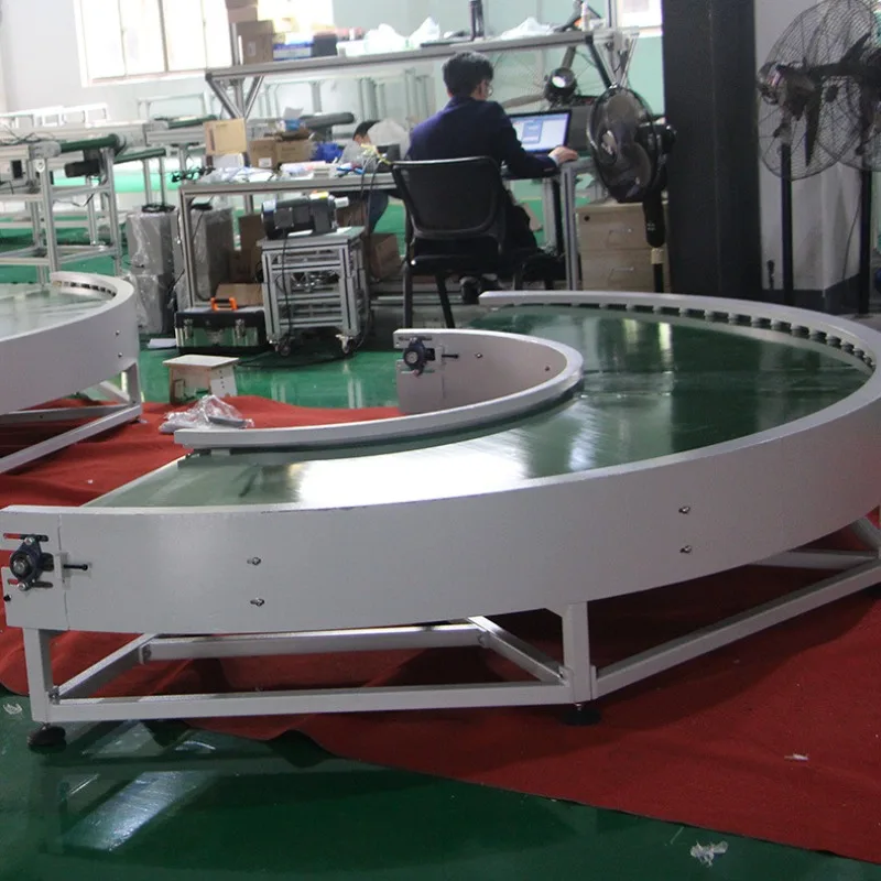 

180 degree turning machine, corner conveyor belt, workshop circulation conveyor belt warehousing logistics transmission line