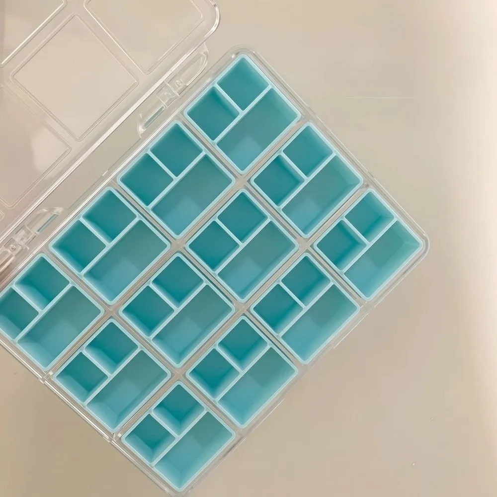 

Transparent 36 Grids Nail Art Storage Box Compartment Candy Colors Nail Art Decorations Storage Box Plastic Jewelry Storage Box
