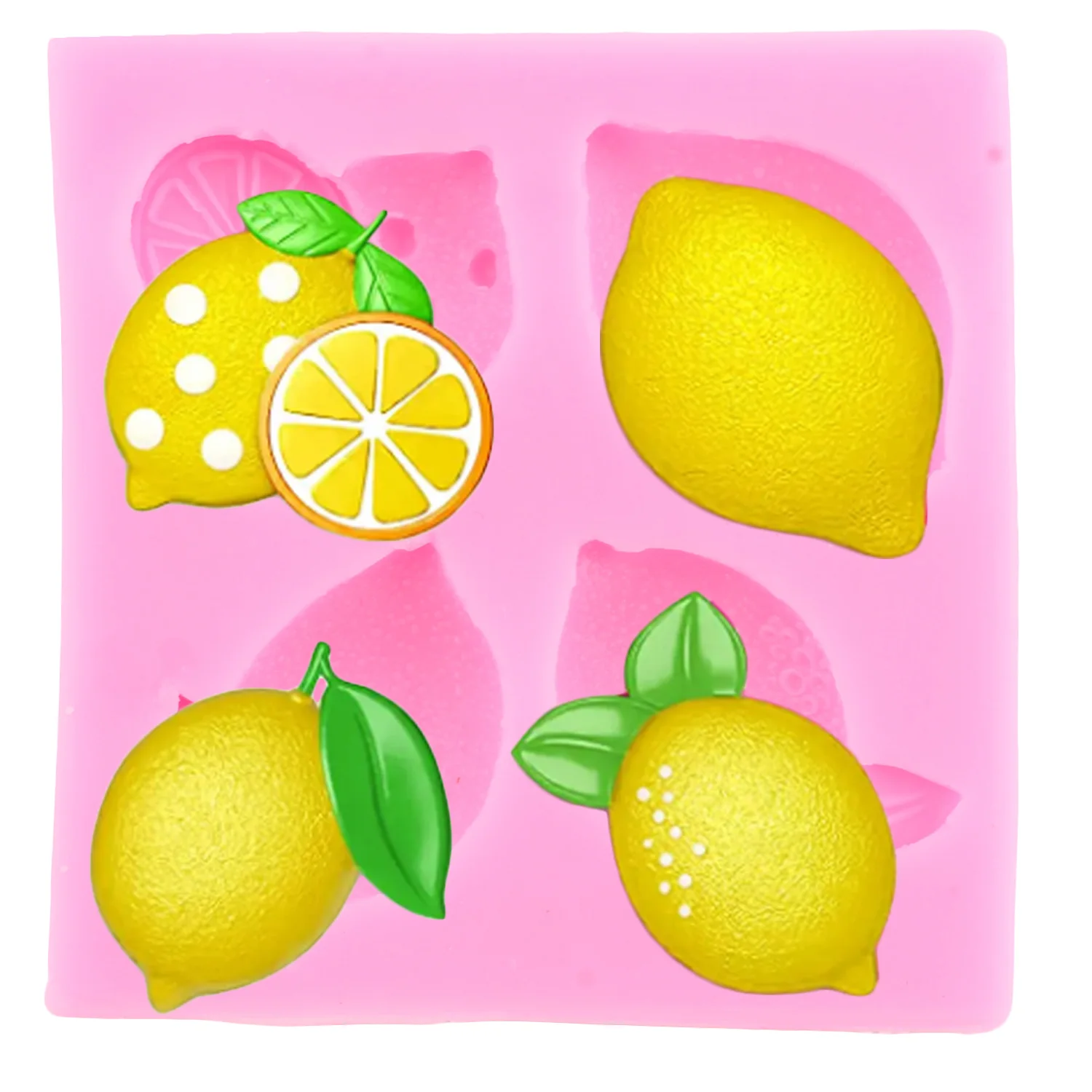 Lemon Slices Silicone Mold Lemon Fondant Molds Cake Decorating Tool Summer Fruit Flower Candy Resin Clay Mould Chocolate Moulds