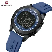 NAVIFORCE NF5054 Simple Fashion Watches for Women  LCD Digital Display 30M Waterproof Sport Silicone Strap Wristwatch