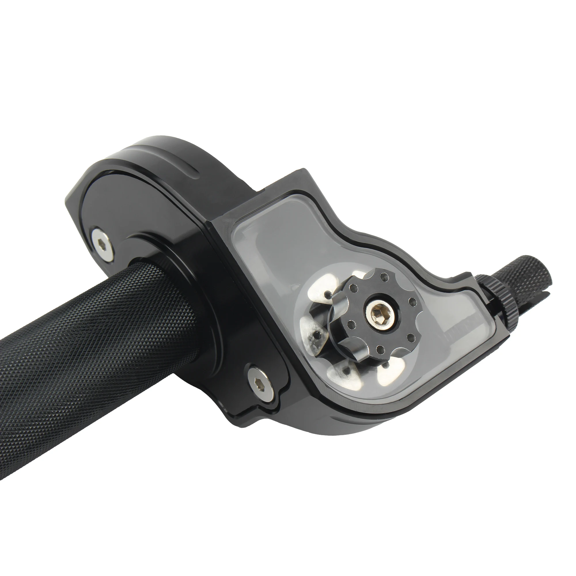 Motorcycle Accelerator Throttle 22mm CNC Grips Handlebars Aluminum Universal  M10*1.5 Accessories Motocross Scooter Dirt Bike image 4