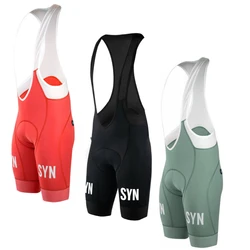 Long distance riding SYN Hight quality Configuration Unisex Bib Shorts Shockproof sponge seat Bottom MTB Shorts Women Men