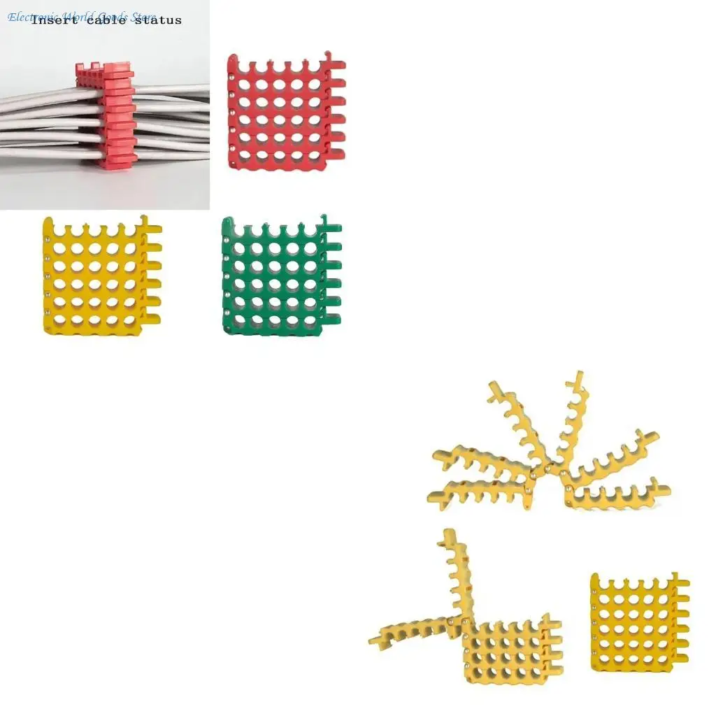 

A3PD Cable Organizing Tool Networks Cable Bundle Wire Combs for Data Center Servers Room Machine Room Cat5 Cat6 Cat7 Wire Manage