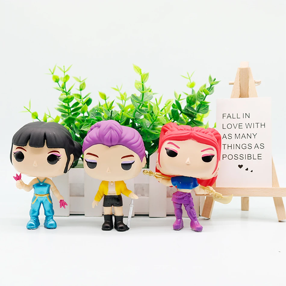 10 pièces/ensemble K pop chasseurs de démons figurine Saja garçons Derpys tigre Rumi Mira Zoey chatte cadeau Collection modèle jouet